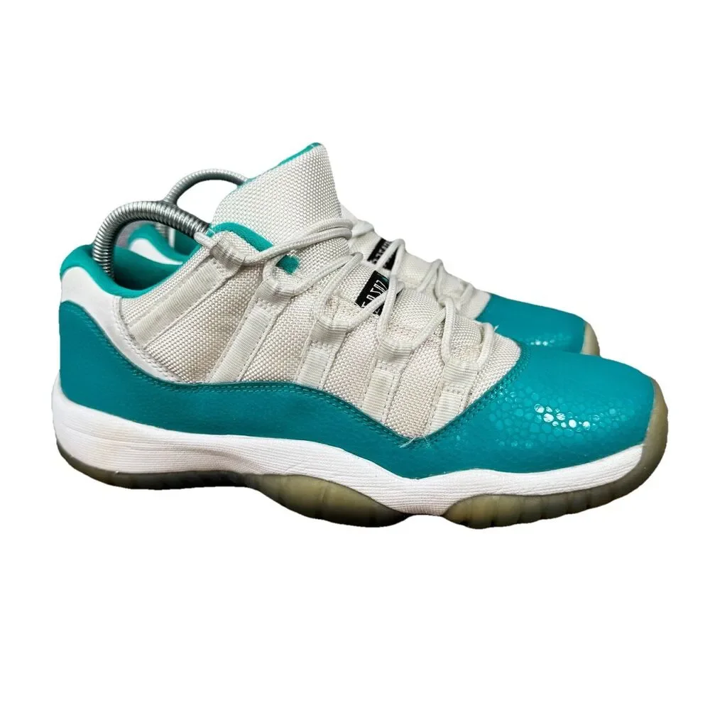 Nike Air Jordan 11 Retro Low Aqua Safari GS Size 6.5 Y Sneakers Shoes